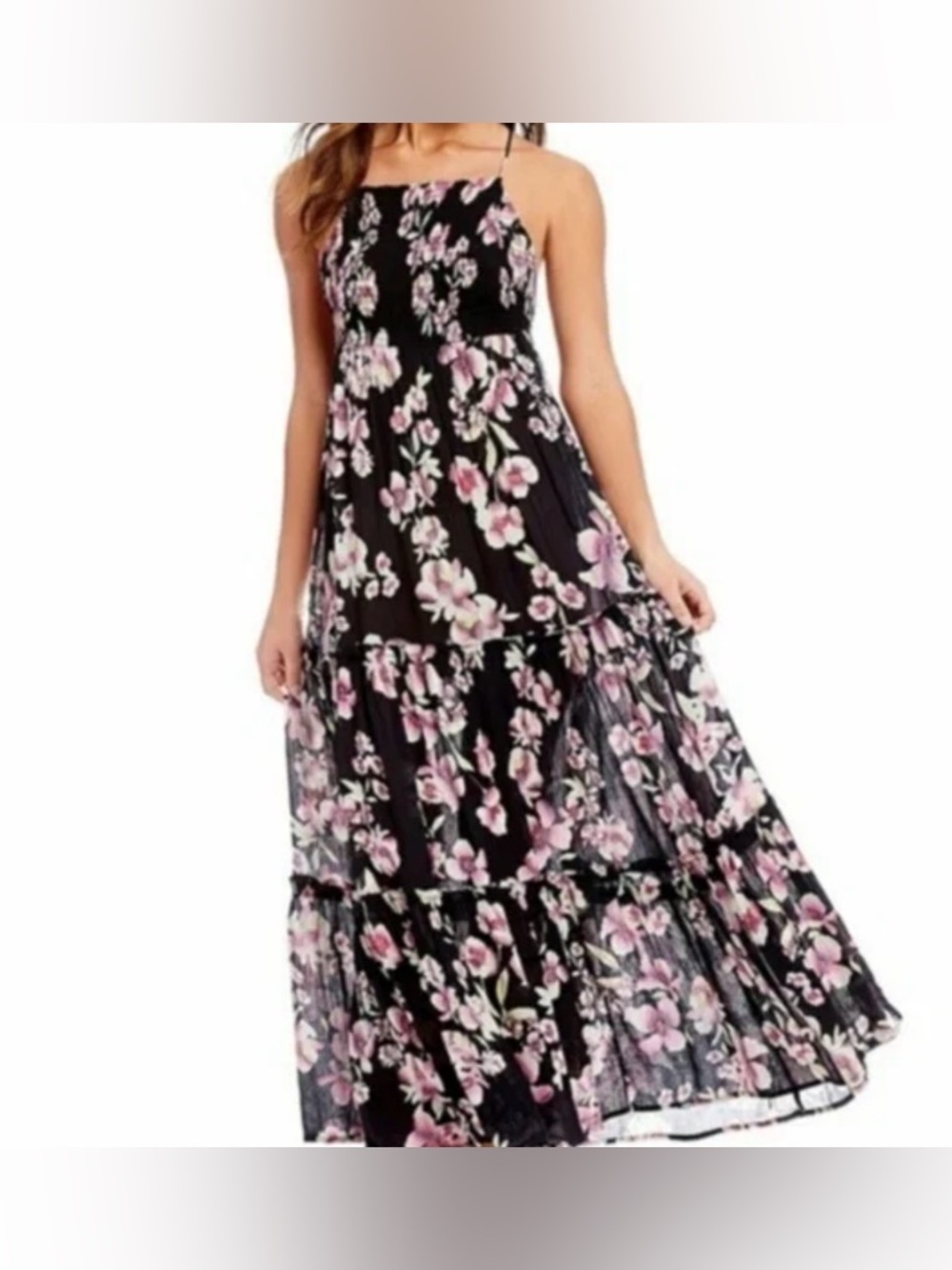 Free People, Intimately Garden Party Floral Maxi Dress P2P 14”, Size xs